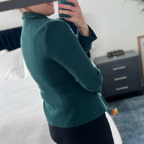 MAX MARA Beautiful Viscose and Nylon Blazer Suit Jacket - Picture 3 of 15